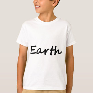 Aardse handtekening t-shirt