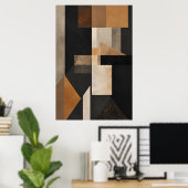 Aardse Harmonie Poster (Thuiskantoor)