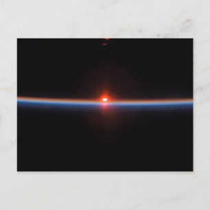 Aardse horizon briefkaart