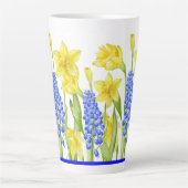 Aardse lente op een grote latte Mok (M, D) (Voorkant)