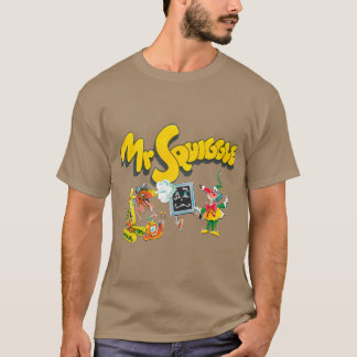 Aardse meneer Squiggle en vrienden meisje T-shirt
