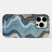 aardse ritmische stroming Case-Mate iPhone case (Achterkant (horizontaal))