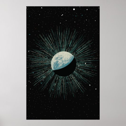 Aardse Schijn Poster (Voorkant)