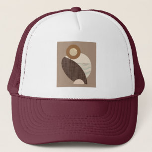 Aardse vormen trucker pet