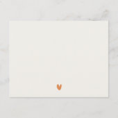 Aardse Waterverf Afrikaans Landschap Trouwdetail Informatiekaartje (Achterkant)