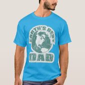 Aardsen Beste Papa Wit en Blauw T-shirt (Voorkant)