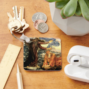 Aardsgebonden door Evelyn De Morgan, Victoriaanse  Sleutelhanger