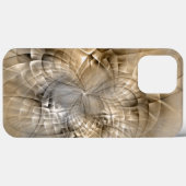 Aardtinten Abstracte Moderne Fractale Kunst Textuu Case-Mate iPhone Case (Achterkant (horizontaal))