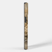 Aardtinten Abstracte Moderne Fractale Kunst Textuu Case-Mate iPhone Case (Achterkant / Rechts)