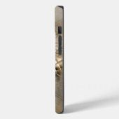 Aardtinten Abstracte Moderne Fractale Kunst Textuu Case-Mate iPhone Case (Achterkant / Links)