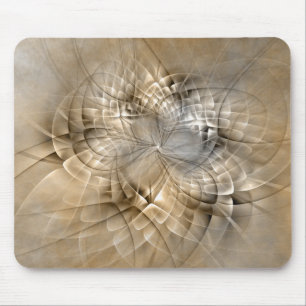 Aardtinten Abstracte Moderne Fractale Kunst Textuu Muismat