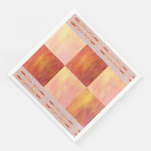 Aardtintige lucht tegels papier feest servetten