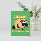 aardtoon briefkaart (Staand voorkant)