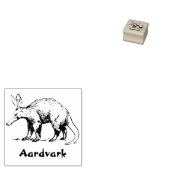 AARDVARK ANIMAAL RUBBER STAMP 	RUBBERSTEMPEL (Gestempeld)