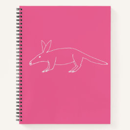 Aardvark Badly Drawn Notitieboek