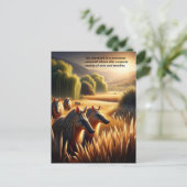 Aardvark Harmony in Natuur Briefkaart (Staand voorkant)