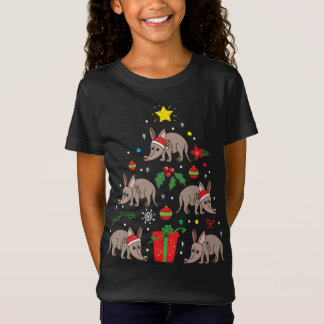 Aardvark Kerst Ornament Boom Grappig Kerstcadeau T-shirt