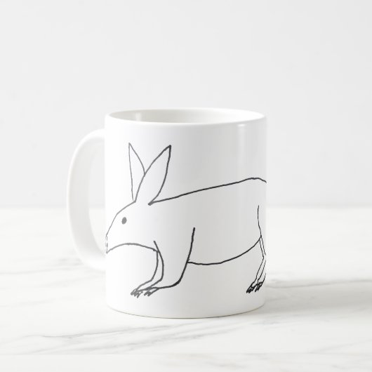 Aardvark Mug mal dessiné (Devant gauche)