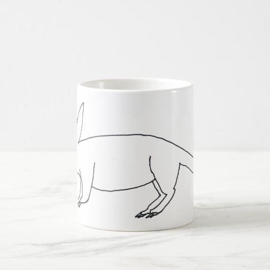 Aardvark Mug mal dessiné (Centre)