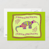 Aardvark Quilt Briefkaart (Voorkant / Achterkant)