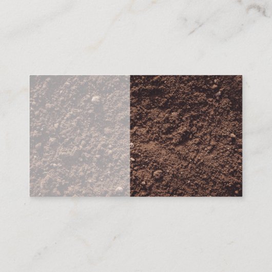 Aardverschuiver | Bouwvoertuig Visitekaartje (Achterkant)