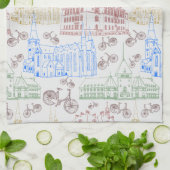 Aarhus de recyclage, serviette de cuisine (Plié)