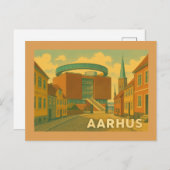 Aarhus Denmark Cityscape Briefkaart (Voorkant / Achterkant)