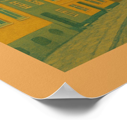 Aarhus Denmark Cityscape Poster (Hoek)