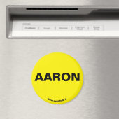 AARON Aimant jaune (In Situ (Lave-vaisselle))