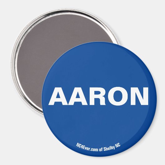 AARON Blue aimant (Recto/Verso)