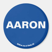 AARON Blue aimant (Devant)