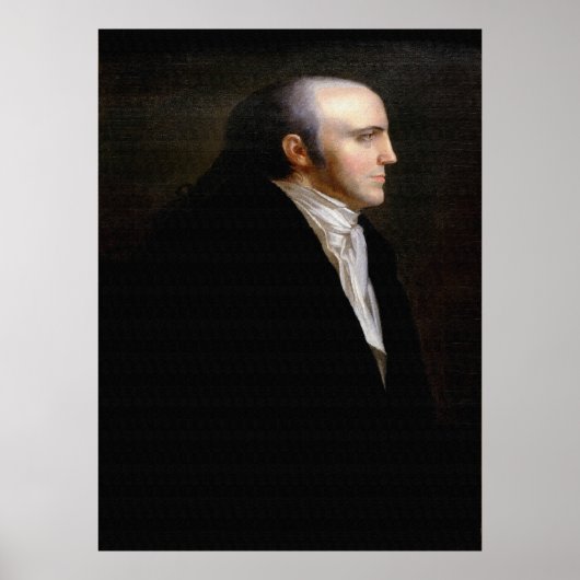 AARON BURR Portret van John Vanderlyn Poster (Voorkant)