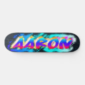 AARON Customisé Graffiti Skateboard (Horz)