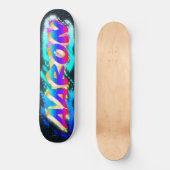 AARON Customisé Graffiti Skateboard (Recto)
