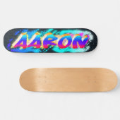 AARON Gepersonaliseerd Graffiti Skateboard (Horizontaal)