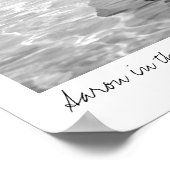 Aaron in de pool poster (Hoek)