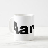 Aaron Koffiemok (Voorkant links)