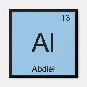 Aaron Naam Chemie Element Periodiek Systeem Magneet