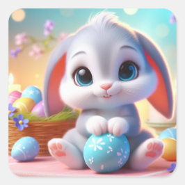 Aaron Vierkante Sticker