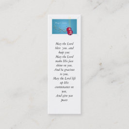 Aaronic Blessing and Merry Kerstmis Visitekaartje