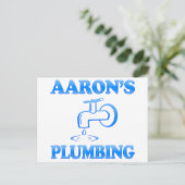 Aaron's stekelstaart briefkaart (Staand voorkant)