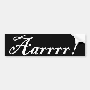 Aarrr, Bumpersticker