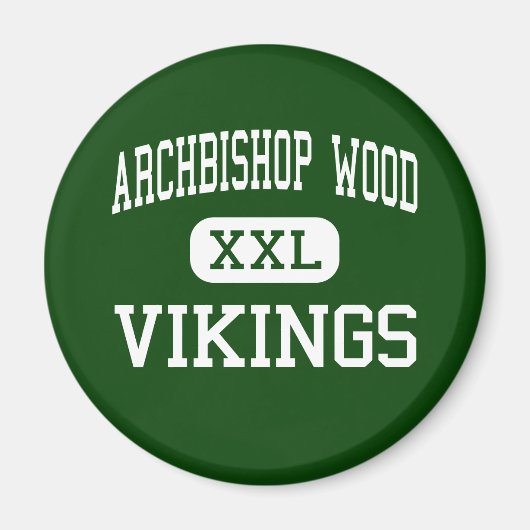 Aartsbisschop Wood - Vikingen - Hooggerechtshof Magneet (Voorkant)