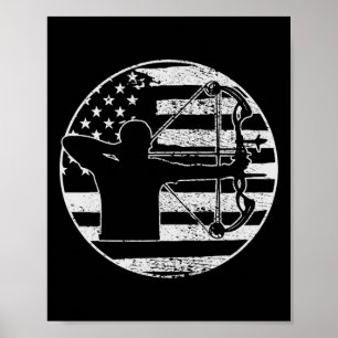 Aartsboei jacht op Amerikaanse vlag op 4 juli Poster