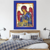 Aartsengel Gabriel Byzantijnse Christelijke Kunst Canvas Afdruk (Insitu (Slaapkamer))