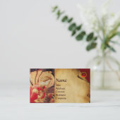 AARTSENGEL GABRIEL GOLD METALLIC MONOGRAM VISITEKAARTJE (Staand voorkant)