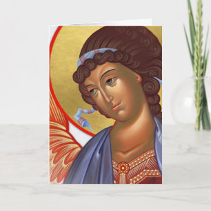Aartsengel Gabriël met Christus en Moeder van God Kaart