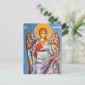 Aartsengel Gabriël Orthodox Christelijk Briefkaart (Staand voorkant)