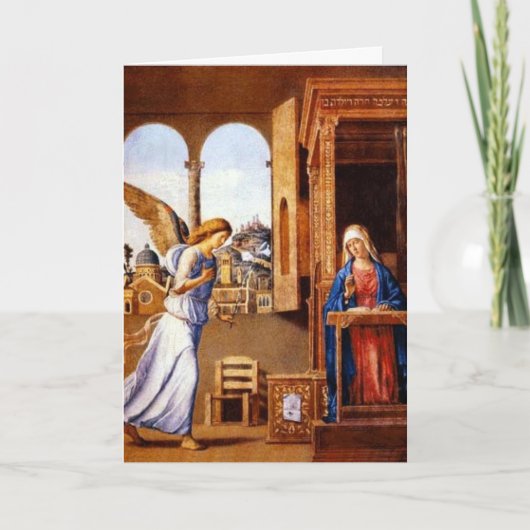 Aartsengel Kerst Kaart (Voorkant)