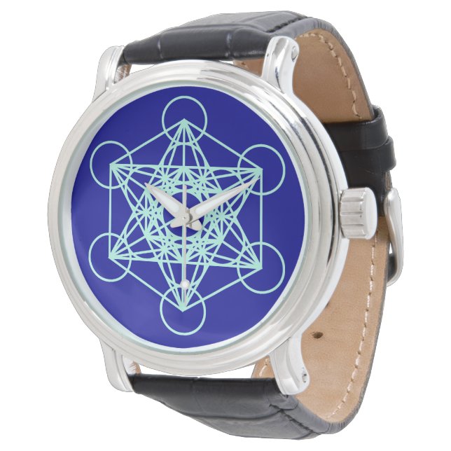 Aartsengel Metatron Heilige Geometrie Horloge (Gekanteld)